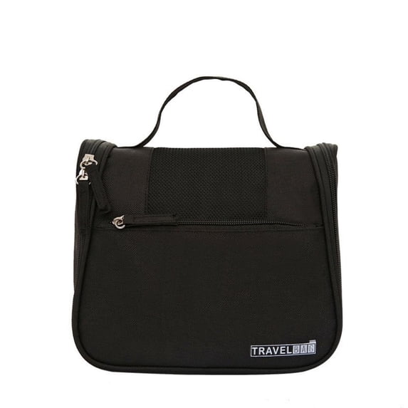 Portable Toiletry Bag High Capacity Beauty Pouch Makeup Bag Hanging Storage Bag Cosmetic Cases Toiletries Organizer BLACK
