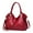 Wine, variant on Tote Bags for Women Slouchy Leather Hobo Handbag Shoulder Top Handle Purse Retro Crossbody Satchel Bags