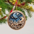 thumbnail image 2 of HBFAGFB Christmas Decorations Craft Pendant Fashion Pattern Car Home Decor Hanging Ornament D One Size, 2 of 4