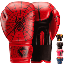 WYOX 8oz Kids Boxing Gloves – Spyder | Punching, Strength Training, Teen Boxing, Kickboxing, MMA, Muay Thai, Punching Bag Gear