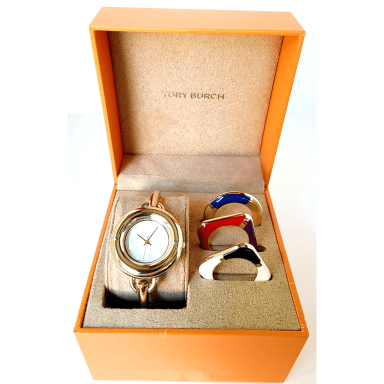 Tory Burch MILLER WATCH GIFT SET, MULTI-COLOR/GOLD-TONE/STAINLESS TBW6214 Tory Burch MILLER WATCH GIFT SET, MULTI-COLOR/GOLD-TONE  main image 4