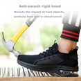 thumbnail image 2 of Breathable Mesh Safety Shoes Anti-Smash Steel Toe-Toe Shoes Four Season Safety Trainers Work Shoes Black EU 36-48, 2 of 7
