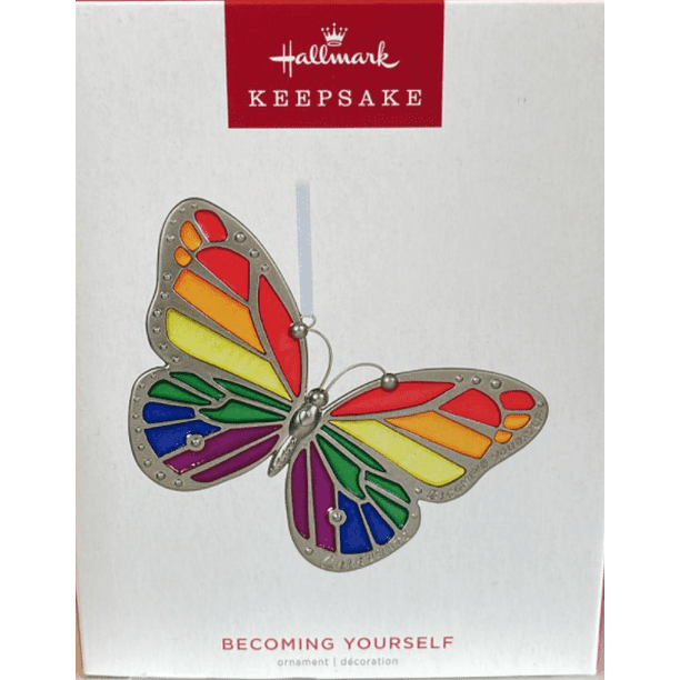 Hallmark 2022 Yourself Butterfly Metal Christmas Ornament New