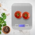 thumbnail image 4 of Peso de la cocina, báscula electrónica de acero inoxidable para alimentos de 5Kg /1g, elegante y moderna, 4 of 9