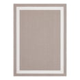 thumbnail image 2 of Unique Loom Decatur Collection Area Rug - Border (8' 5" x 11' 4" Rectangle Taupe/Ivory), 2 of 6