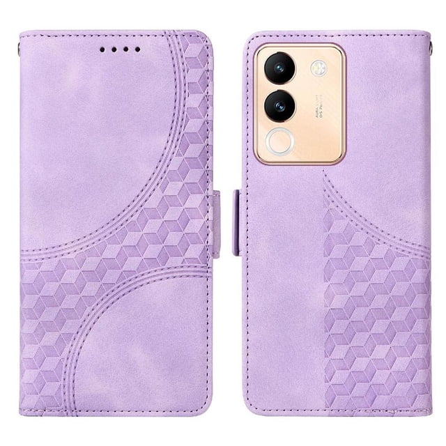 Funda GANGXUN para Vivo V30 Lite 5G con diseño acolchado elegante, cuero PU, protección total y ajuste preciso
