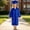 Blue, variant on Graduation Cap and Gown for Women Monokuma 2b Anime for Women Dress Spawn Adult Men Children's Gown With Woven And Pockets