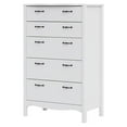 thumbnail image 5 of Pemberly Row 5 Drawer Chest in White, 5 of 12
