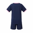 thumbnail image 4 of Vornjynx Kids Boys Outfit Sets 2 Piece Quick Dry Round Neck Tee and Shorts Summer Soft Sports Activewear Navy Size 5, 4 of 9