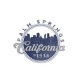 thumbnail image 3 of Palm Springs, California, Skyline Seal (Blue) (100% Cotton Tea Towel, Decorative Hand Towel, Kitchen and Home), 3 of 3