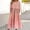 003 Orange, variant on Generic Womens Plus Size Short Sleeve Dress Summer Midi Casual Tiered Crew Neck Aline Flowy Loose Dresses with Pockets