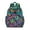 Blue-green-2, variant on Astral Moon Waterproof Backpack - Spine-Protecting Travel Daypack for Students, Gothic Cosmic Theme