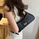 thumbnail image 5 of Qarigey Bolsos cruzados de hombro con cierre elegante para mujer, accesorios para bolsos de fiesta de moda elegantes de verano Bolsas de mensajero y de hombro Negro, 5 of 6
