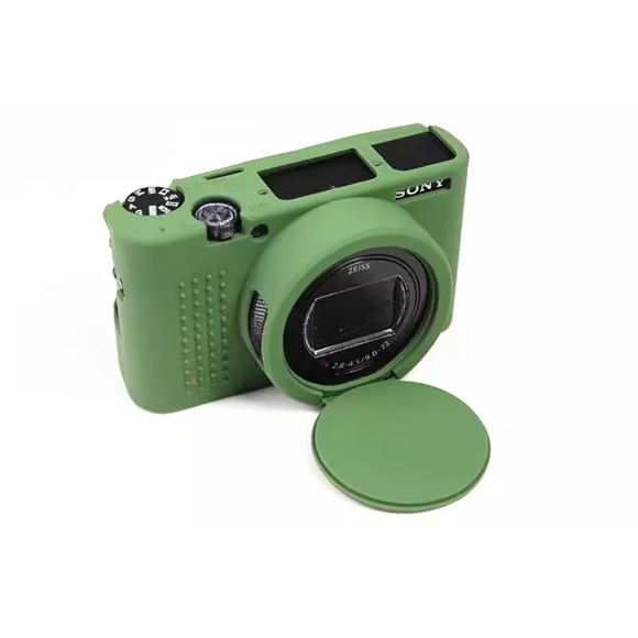 GadgetCom Camera Case Compatible with DSC-RX100 VII VI Mark 7 6 , Anti-Slip Soft Silicone Shell Protective Cover
