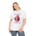 thumbnail image 5 of Diamond Princess Pink Power Unisex Heavy Cotton Tee, 5 of 9