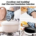 thumbnail image 7 of Non-Slip Mini Oven Mitts With Duck Beak Design Are Easy To Take Off And Wear And Easy To Hang For Oven Pot Tripod Barbecue Casserole Aliceblue Geometric Patterns_1 1 Pc, 7 of 7