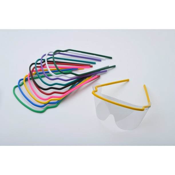 Eye Shields 30 PreAssembled Disposable Multicolor Frames Made in USA