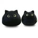 thumbnail image 1 of Muñeco de gato, juguete de peluche de gato negro, almohada de peluche con diseño aerodinámico, 1 of 9