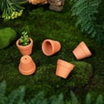 thumbnail image 5 of 100pcs Small Mini 1.3" Terracotta Pot Clay Ceramic Pottery Planter, Cactus Flower Nursery Terra Cotta Pots, with Drainage Hole, for Indoor/Outdoor Succulent Plants, Crafts, Wedding Favor, 5 of 6