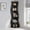 Black, variant on VECELO Wave Corner Shelf, 70.08" H Modern 5-Tier Wall Corner Bookshelf, Corner Wooden Stylish Bookcase Storage Rack Plant Stand for Study, Living Room, Home Office, Black