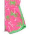 thumbnail image 3 of Barbie Toddler Girls' Sleeveless Print Romper, Sizes 12M-5T, 3 of 3