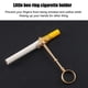 thumbnail image 5 of Naiovety Soporte para cigarrillos con dedo para fumar, accesorio para fumar, mano de Metal, Clip para hombres y mujeres encendedores oro 16 mm, 5 of 6