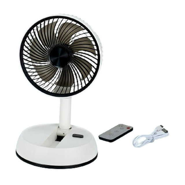 Ventilador portátil de escritorio inalámbrico, ventilador oscilante silencioso recargable de 3 velocidades, ventilador de suelo con Pedestal para