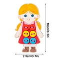 thumbnail image 3 of Wind Up Toy Wooden Toy Educational And Learning Montessori Activity for Kids, 3 of 9