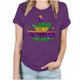 thumbnail image 1 of Fiudx Ropa de Mujer Camiseta de Manga Corta con Cuello Redondo y Estampado de Carnaval para Mujer, Moda y Ocio, 1 of 3