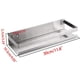 thumbnail image 3 of Estante de ducha de baño de acero inoxidable, cesta de cocina para baño, estante de ducha, estante flotante de metal resistente a la oxidación para almacenamiento de baño en la pared., 3 of 5