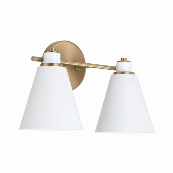 Capital Lighting - Bradley - 2 Light Bath Vanity In Minimalist Style-9 Inches