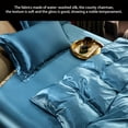 thumbnail image 3 of Inteprter Funda de edredón de 200x230cm, bolsa de cama con cremallera para el hogar de Color sólido, accesorio de cama lavable cómodo de Juegos de cama Azul oscuro, 3 of 6