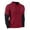 Red, variant on Mrmaere Layered Hoodie T-Shirt Men Casual Long Sleeve Top With Drawstring for Gym Black L