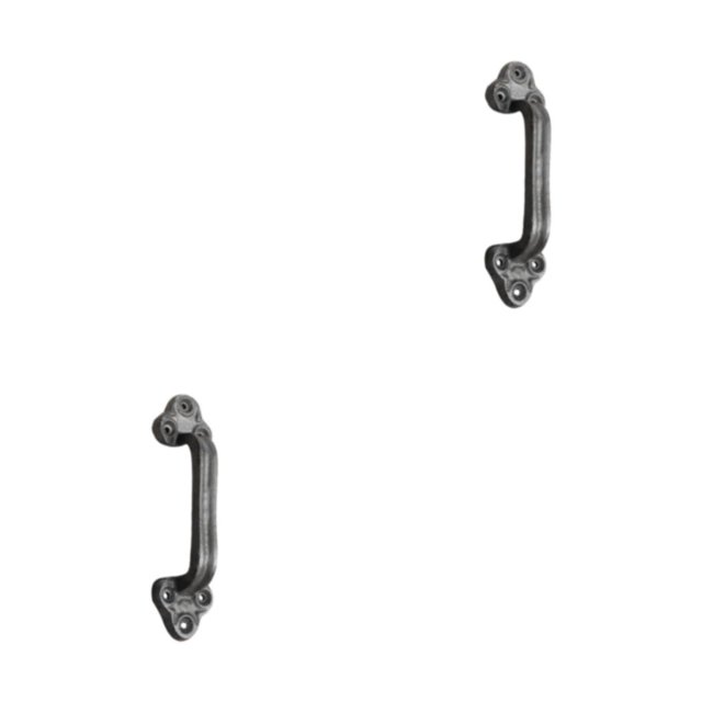 Matsuzay Manija de puerta de decoración de pared de Metal, fácil instalación, manija de puerta artesanal de hierro de construcción sólida seis mil veinticuatro 2piezas