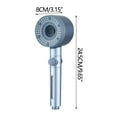 thumbnail image 2 of FHBVT High Pressure Shower Head Pressurized Handheld Shower Strong Spray Multi Setting Filter Saves Water Improves Rinsing Comfort Boosting Flow Adjustable Massage Spray for Bathroom Daily Shower, 2 of 2