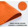 thumbnail image 5 of Ruvanti Cloth Napkins Set of 6, 18x18 Inches Napkins Cloth Washable, Soft, Durable, Absorbent, Cotton Blend. Table Dinner Napkins Cloth for Thanksgiving, Halloween Dinners Parties - Orange/Fall, 5 of 9