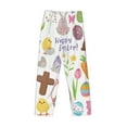 thumbnail image 5 of Xecao Happy Easter1 Men's Straight Lounge Pajama Pants: The Ultimate in Comfortable Sleepwear, 5 of 9