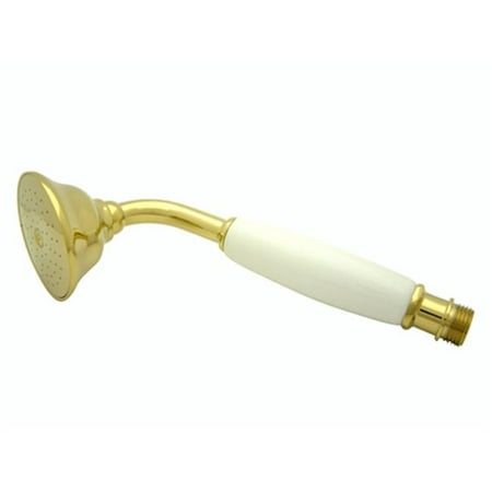 Vibrant Polished Brass Finish - Victorian Hand Shower - Polished Brass Finish