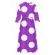thumbnail image 2 of Vestido de Verano para Mujeres Impreso Cuello de Vuelta de Manga de Tres Cuartos, Estilo de Ocio de Moda para Ocasional, Fiesta Y Vacaciones, 2 of 5