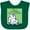 Green, variant on Inktastic Cool Belly Westie Boys or Girls Baby Bib