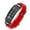 Red, variant on WWJD What Would Jesus Do Christian Faith Silicone Bracelet, HWLF He Would Love First Serenity Reminder Wristband Christ Cross Jewelry for Protection, Adjustable, Red