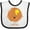White and Black, variant on Inktastic Cute Kawaii Pancake Boys or Girls Baby Bib