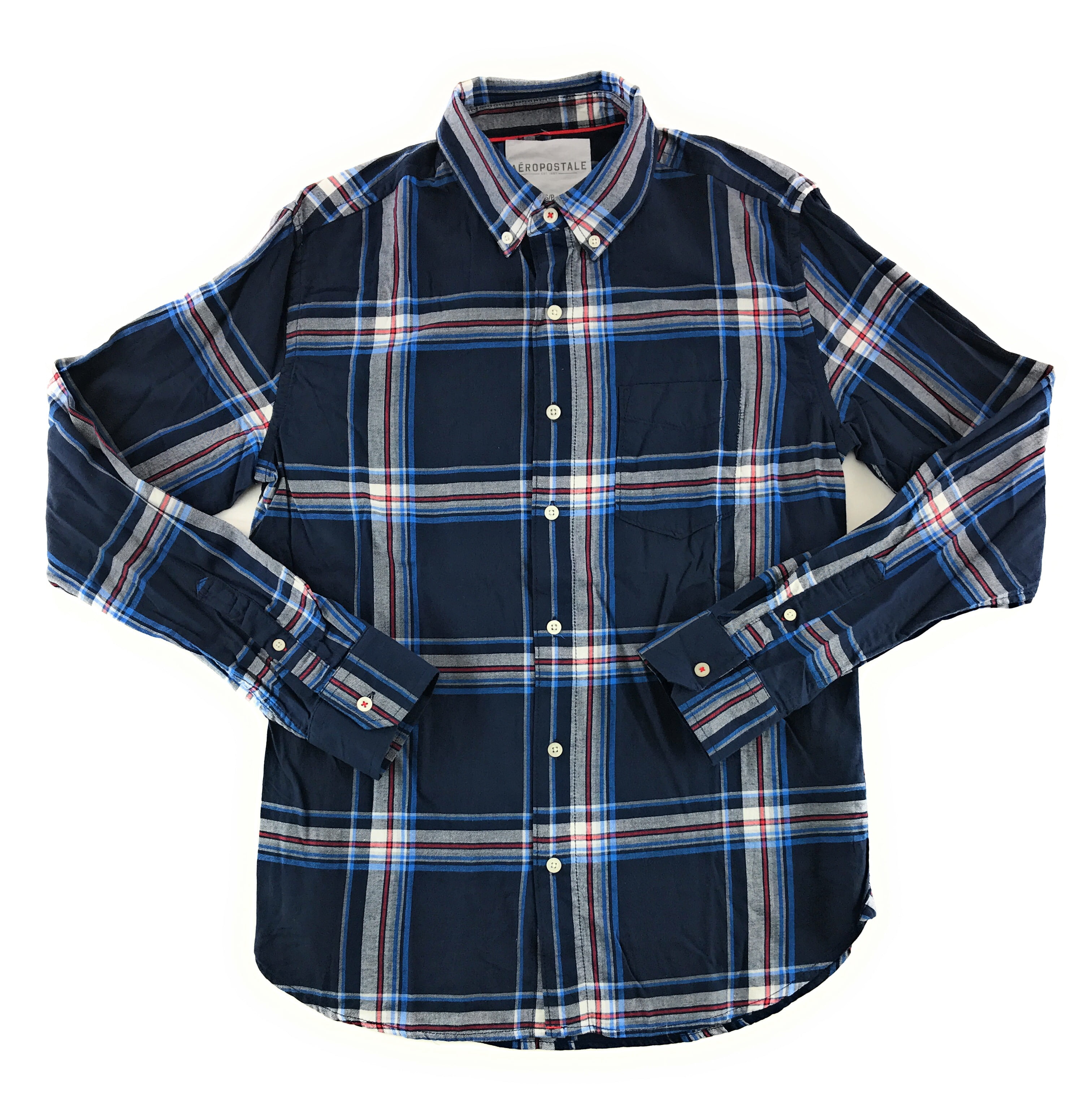 Aeropostale Mens Flannel Long Sleeve 