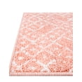 thumbnail image 6 of Unique Loom Paxon Trellis Collection Area Rug - Maeve (4' Square Rose Pink/Ivory), 6 of 7