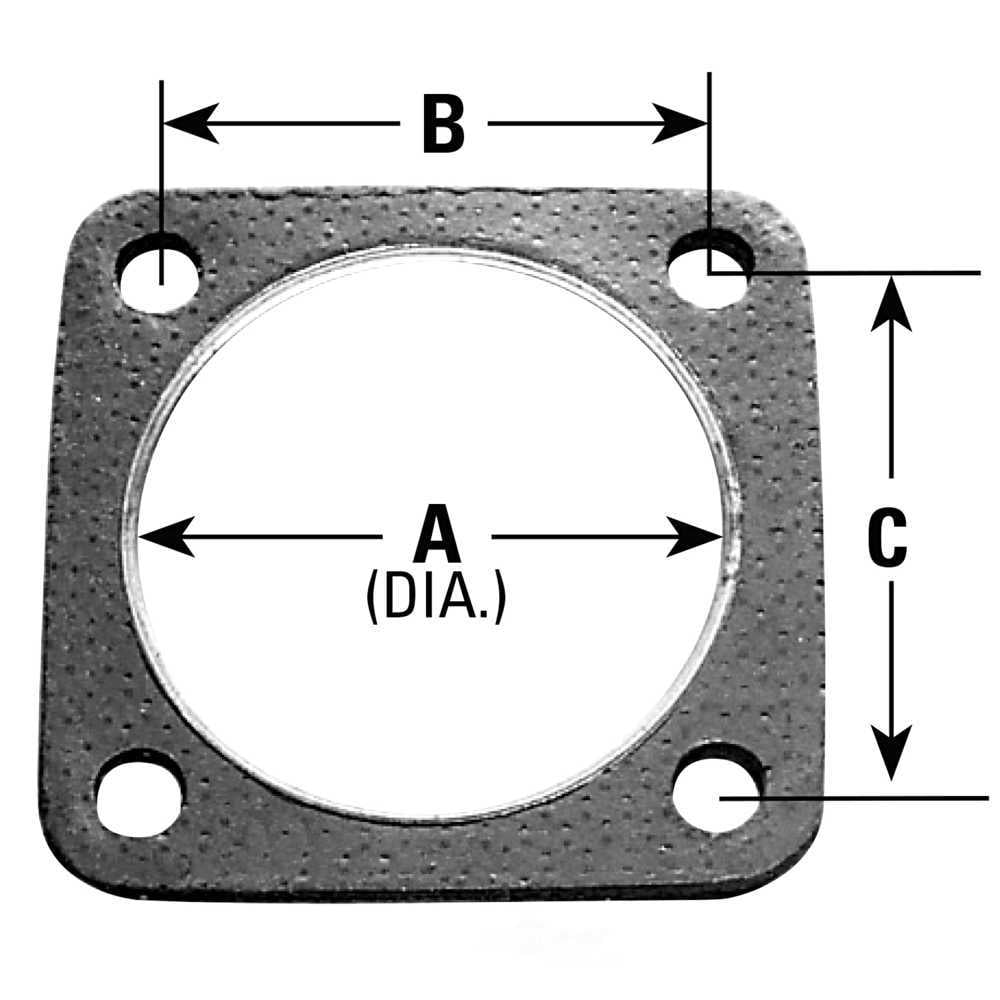 AP Exhaust Exhaust Pipe Flange Gasket P/N:9058 Fits select: 2000-2002 TOYOTA TUNDRA, 1984-1987 BUICK REGAL