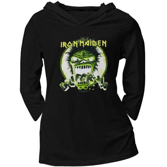 Iron Maiden - T-Shirt à Capuchon à Manches 3/4 pour Juniors de Californie