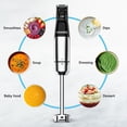 thumbnail image 4 of Courant Immersion Handheld Blender,4 in 1 400W Stick Blender, Variable Speed Stainless Steel Blades, Blending shaft Whisk,Chopper,Masher, Beaker Stai, 4 of 9