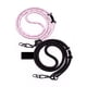 thumbnail image 1 of 2pzs Colgantes Y Correas Celular Cuerpo Moda Ajustable 10mm negro-rosa, 1 of 5
