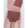 thumbnail image 7 of CHICTRY Big Girls Ruched Lyrical Ballet Dance Dress Contemporary Dance Costume Dusty Pink 8, 7 of 7