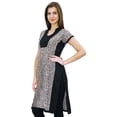 thumbnail image 3 of Bimba Womens Tunic custom Top 3/4 Sleeve Long Kurta Kurti Indian Ethnic Blouse, 3 of 4